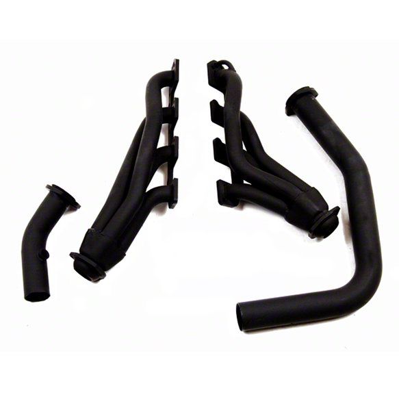 Flowtech RAM 2500 1-1/2-Inch Shorty Headers; Black Painted 91948FLT (04 ...