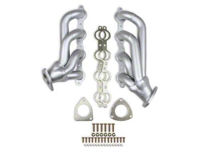 Flowtech 1-3/4-Inch Shorty Headers; Ceramic (07-13 6.0L Sierra 2500 HD)