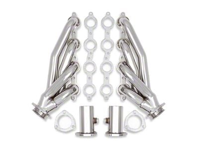 Flowtech 1-5/8-Inch LS Swap Shorty Headers; 304 Stainless; Polished Finish (Universal; Some Adaptation May Be Required)