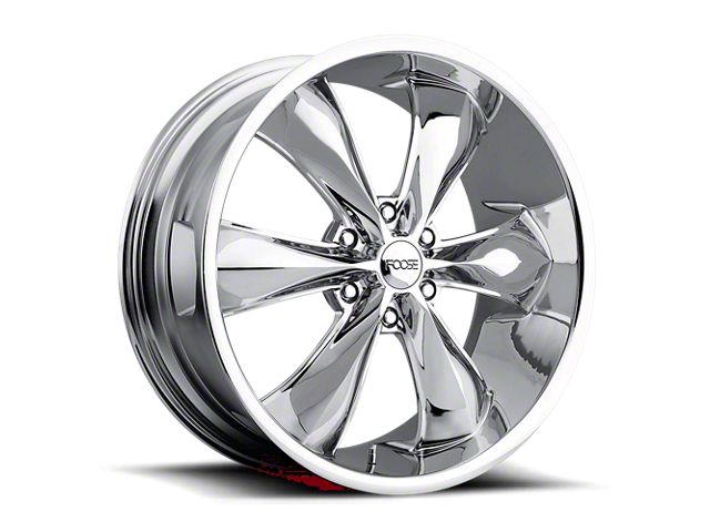 Foose Legend Six Chrome 6-Lug Wheel; 22x9.5; 35mm Offset (15-20 F-150)