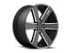 Foose Switch Black Milled 6-Lug Wheel; 20x9.5; 30mm Offset (15-20 Yukon)