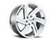 Foose Bodine Chrome 6-Lug Wheel; 22x9.5; 25mm Offset (14-18 Sierra 1500)