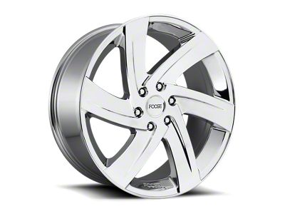 Foose Bodine Chrome 6-Lug Wheel; 22x9.5; 25mm Offset (23-25 Canyon)