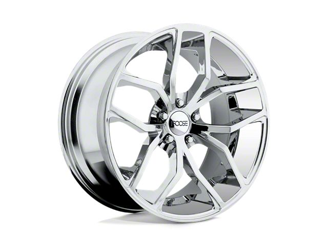 Foose Outcast Chrome 5-Lug Wheel; 20x8.5; 35mm Offset (87-90 Dakota)