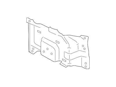 Ford Front Bumper Mounting Plate; Passenger Side (18-20 F-150, Excluding Raptor)