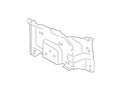 Ford Front Bumper Mounting Plate; Driver Side (18-20 F-150, Excluding Raptor)
