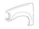 Ford Front Fender with Wheel Opening Molding Holes; Driver Side (97-03 F-150)