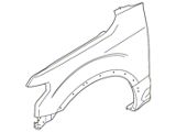 Ford Front Fender with Wheel Opening Molding and Active Park Assist Holes; Driver Side (15-20 F-150, Excluding Raptor)