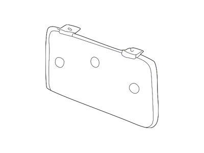 Ford Front License Plate Bracket (99-03 F-150, Excluding Lightning & Harley Davidson)