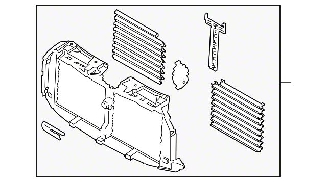 Ford Grille Shutter (18-20 F-150, Excluding Raptor)