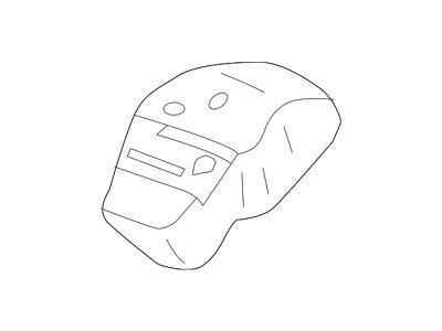 Ford Inner Front Bumper Mounting Bracket; Driver Side (04-08 F-150)