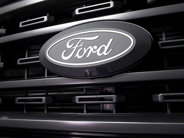 Ford LED Illuminated Ford Grille Emblem for Forward Facing Camera (21-23 F-150 w/ Factory Halogen Headlights)