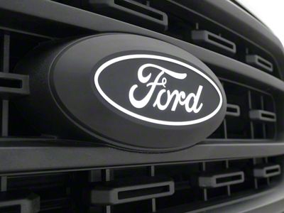 Ford LED Illuminated Ford Grille Emblem (21-23 F-150 w/ Factory Halogen Headlights)