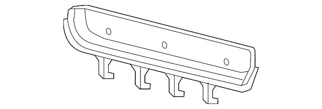 Ford Lower Bumper Grille Insert; Black (04-05 F-150)