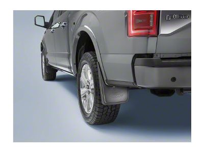 Ford Mud Guards; Rear (15-20 F-150 w/ OE Fender Flares)
