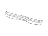 Ford Rear Bumper; Chrome (97-03 F-150 Styleside)