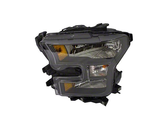 Ford Special Edition Factory Replacement Halogen Headlight; Black Housing; Clear Lens; Driver Side (15-17 F-150 w/ Factory Halogen Headlights)