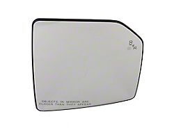 Ford Standard Heated Side Mirror Gloss with Blind Spot Detection; Passenger Side (15-20 F-150)