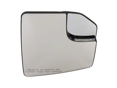 Ford Standard Non-Heated Side Mirror Glass without Blind Spot Detection; Passenger Side (15-20 F-150)