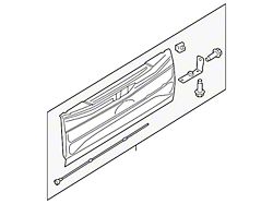 Ford Tailgate; Unpainted (15-17 F-150 w/ Tailgate Step)