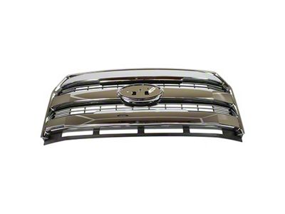 Ford Three Bar Style Upper Replacement Grille; Chrome (15-17 F-150 w/o Forward Facing Camera)