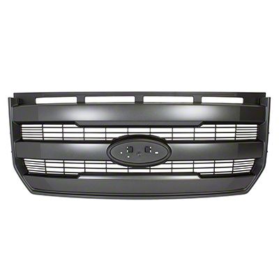 Ford Three Bar Style Upper Replacement Grille; Unpainted (15-17 F-150 w/o Forward Facing Camera)
