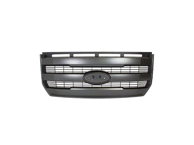 Ford Three Bar Style Upper Replacement Grille; Unpainted (15-17 F-150 w/o Forward Facing Camera)