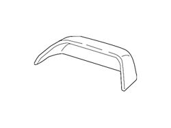 Ford Towing Mirror Cover; Black; Passenger Side (18-20 F-150)