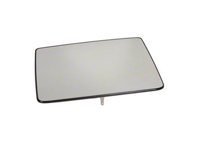 Ford Upper Heated Towing Side Mirror Glass; Driver Side (07-12 F-150)