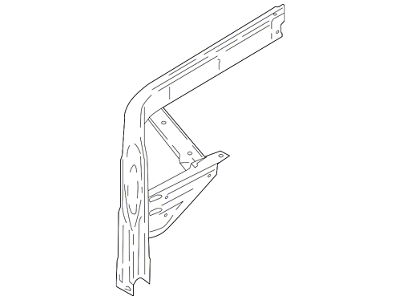 Ford Upper Inner Front Frame Rail; Passenger Side (15-20 F-150)