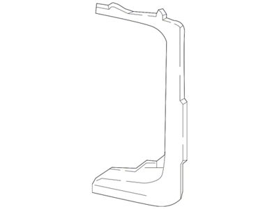 Ford Headlight Trim Molding; Passenger Side (17-19 F-350 Super Duty)