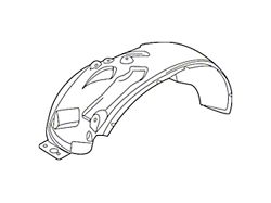 Ford Inner Fender Liner; Passenger Side (11-16 F-350 Super Duty)