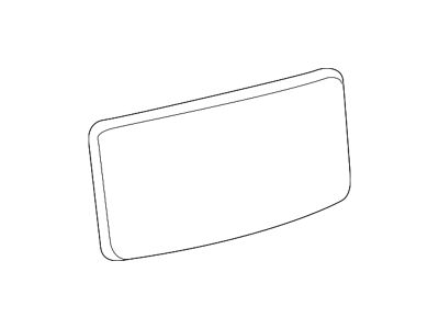 Ford Lower Towing Mirror Glass; Passenger Side (11-12 F-350 Super Duty)