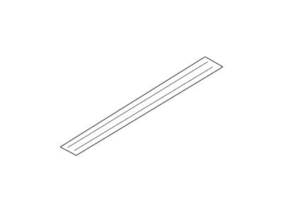 Ford Tailgate Molding with Tailgate Step Button Opening (17-22 F-350 Super Duty)