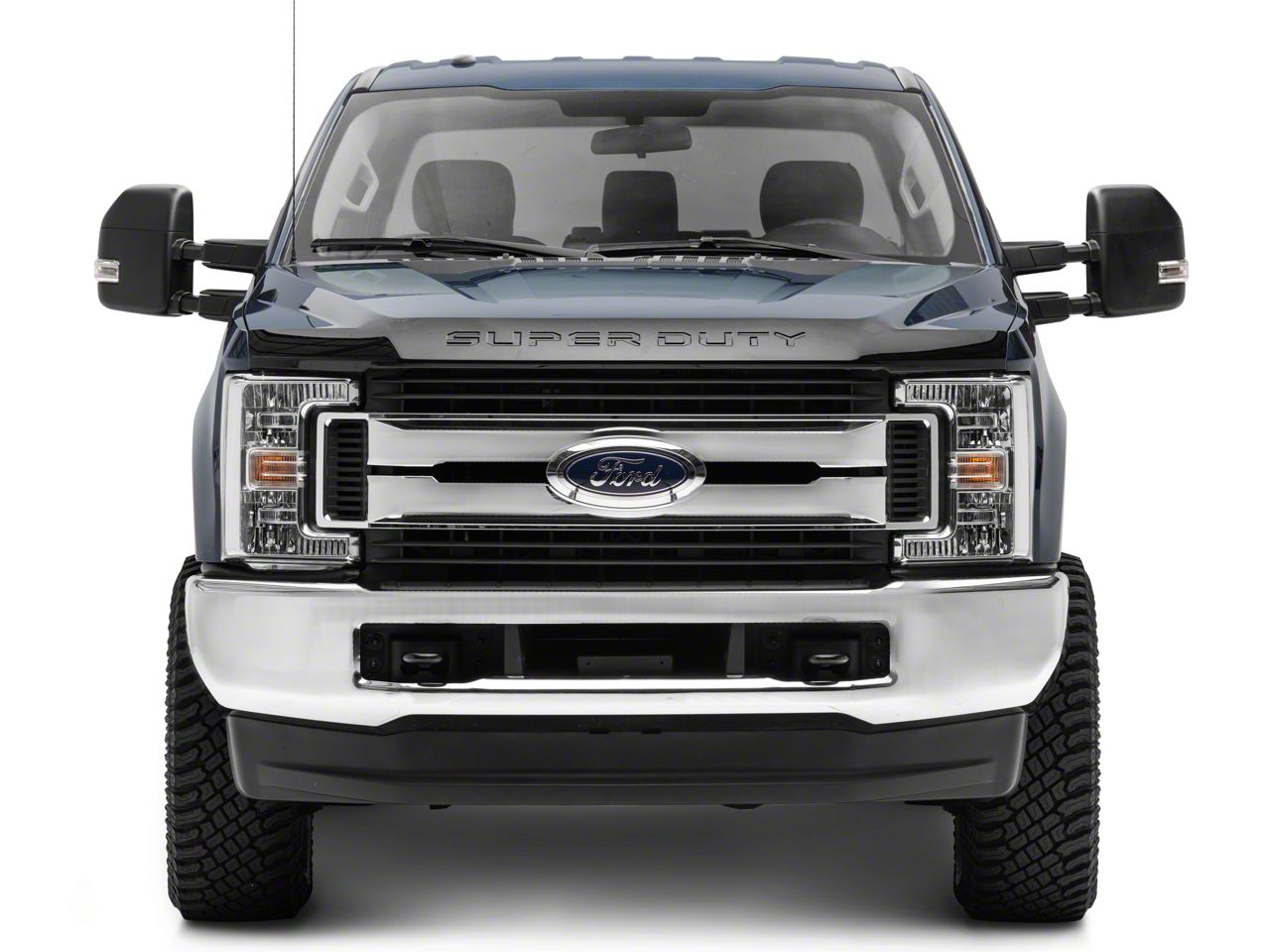 2017-2022 Ford F-250 F-350 Super Duty Centre Arri&egrave;re Chrome Housse De