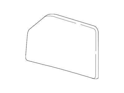 Ford Upper Towing Mirror Glass; Driver Side (17-25 F-350 Super Duty w/o Towing Mirror Turn Signals)