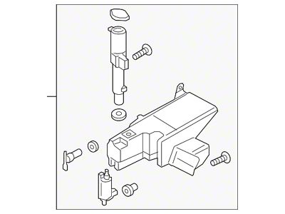 Ford Washer Fluid Reservoir (17-22 F-350 Super Duty)
