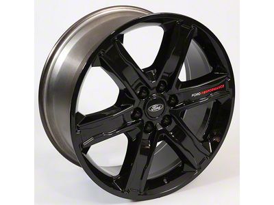 Ford Performance Six Spoke Gloss Black 6-Lug Wheel; 22x9.5; 44mm Offset (04-08 F-150)