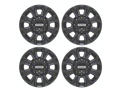 Ford Performance Tremor Matte Black 8-Lug 4-Wheel Kit; 18x8; 40mm Offset (11-16 F-250 Super Duty)