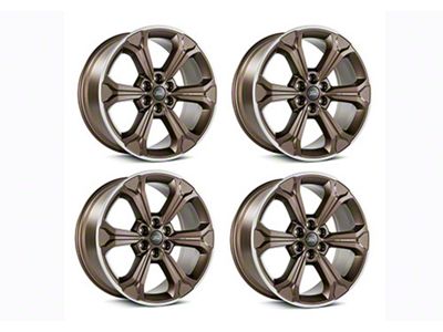 Ford Performance Sinister Bronze 6-Lug 4-Wheel Kit with TPMS Sensors; 22x9.5; 44mm Offset (15-20 F-150)