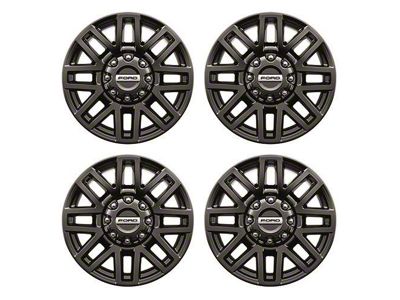 Ford Performance Lariat Sport Gloss Black 8-Lug 4-Wheel Kit with TPMS Sensors; 20x8; 40mm Offset (23-24 F-250 Super Duty)