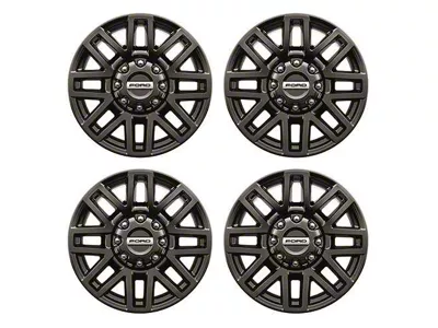 Ford Performance Lariat Sport Gloss Black 8-Lug 4-Wheel Kit with TPMS Sensors; 20x8; 40mm Offset (23-25 F-350 Super Duty SRW)