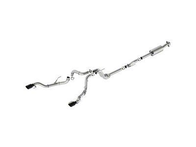 Ford Performance Extreme Dual Exhaust System with Black Chrome Tips; Rear Exit (23-24 2.7L EcoBoost F-150 w/ Factory Dual Exhaust)