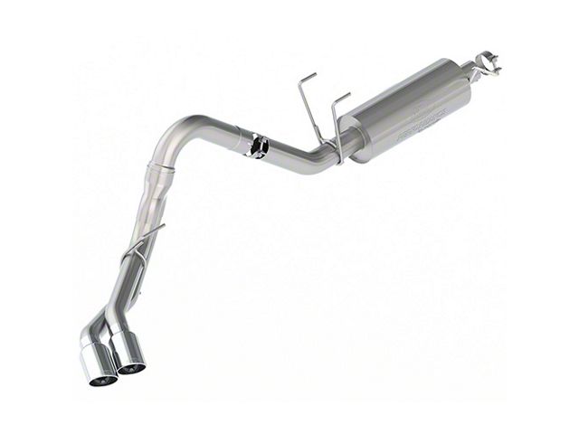 Ford Performance Sport Dual Exhaust System with Chrome Tips; Same Side Exit (20-22 7.3L F-350 Super Duty)