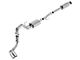 Ford Performance Touring Dual Exhaust System with Chrome Tips; Same Side Exit (15-20 2.7L EcoBoost F-150)