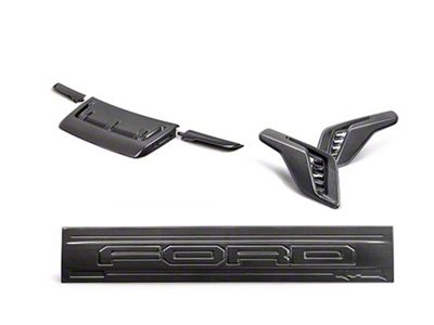 Ford Performance Appearance Kit; Gloss Carbon Fiber (21-25 F-150 Raptor)