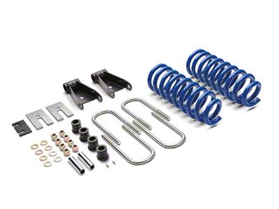 Ford Performance Complete Lowering Kit; 1.30-Inch Front / 2.50-Inch Rear (21-24 F-150 w/o High Pay Load Package, Excluding Limited, PowerBoost, Raptor & Tremor)