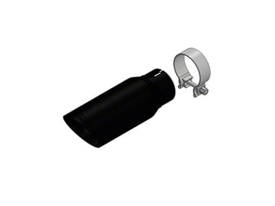Ford Performance Exhaust Tip; 4-Inch; Black Chrome (15-20 F-150, Excluding 3.3L & Raptor)
