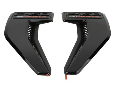Ford Performance Fender Vents; Gloss Black (21-26 F-150, Excluding Raptor)