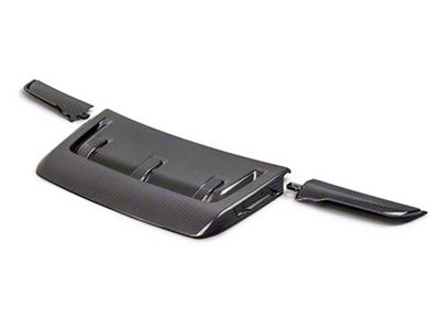 Ford Performance Hood Vent and Trim; Gloss Carbon Fiber (21-25 F-150 Raptor)